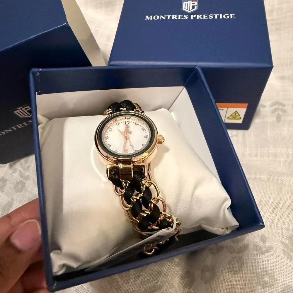 Montres Prestige Watch OS Gold Black NEW